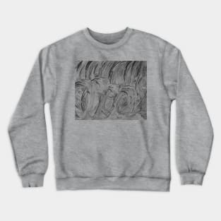 Simple abstract black watercolor graphite background. Hand-painted texture, splashes, drops of paint, paint smears. Best for the print, fabric, poster, wallpaper, cover and packaging. Crewneck Sweatshirt